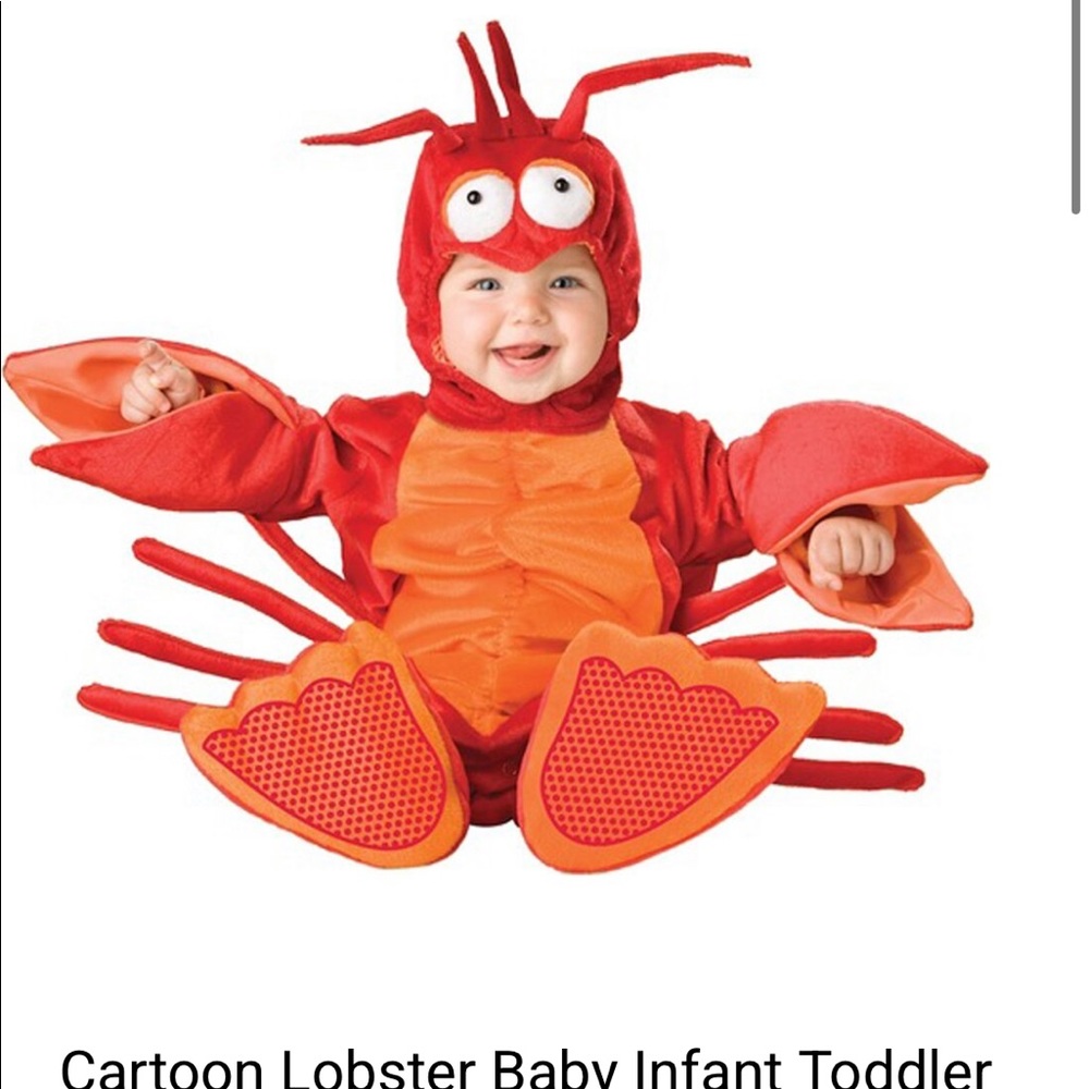 Lobster kids costume size medium